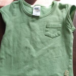 Old Navy Light Green Toddler Pocket Tank